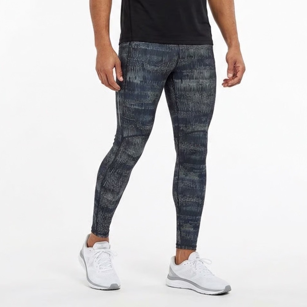 DSG Mens Run Tight Digital Stadium Athletic Leggings XL New